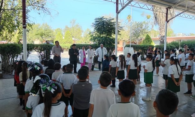 Lerdo impulsa salud infantil en escuelas por la Semana Nacional de la Salud Pública