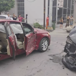 Accidente en el Centro de Torreón deja una mujer lesionada y daños por más de 100 mil pesos