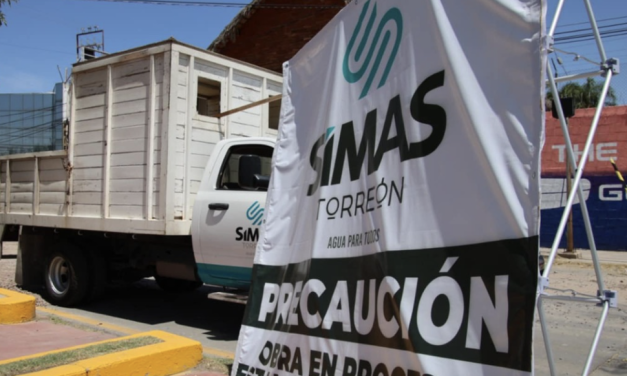 Hundimiento en colector antiguo de Torreón tras lluvias no representa riesgo mayor: Simas