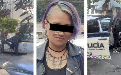 “Lady Patadas”: mujer agrede a policía de la SSC-CDMX en Benito Juárez y el video se hace viral