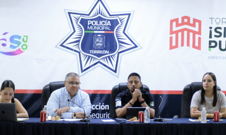 Seguridad Pública y Tránsito de Torreón presentan resultados de operativos y programas de proximidad