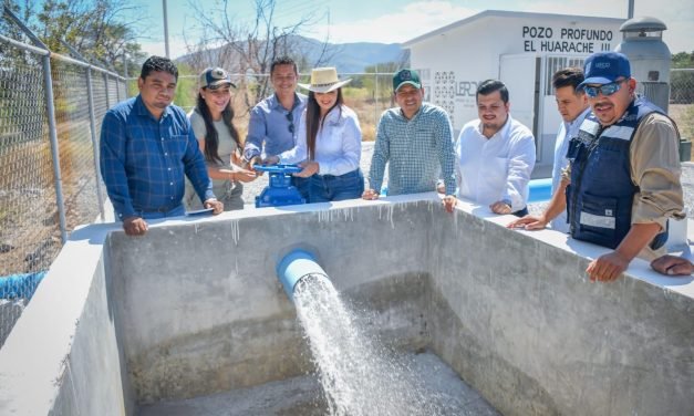 Supervisa Susy Torrecillas el pozo del Huarache y reafirma compromiso con el abasto de agua potable en Lerdo