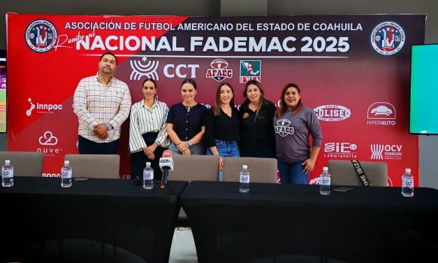 Niños laguneros se preparan para representar a Coahuila en el Nacional Infantil de Futbol Americano