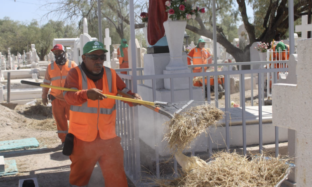 Torreón se prepara para el Día de Muertos con operativo especial en panteones municipales