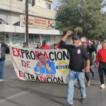 Ex trabajadores de AHMSA marchan en Saltillo y exigen pago de liquidaciones; Segob promete gestionar solución