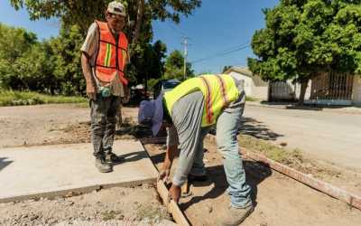 Avanza construcción de nueva plaza en la colonia El Pedregal de Torreón