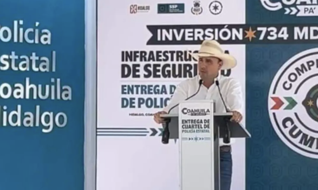 Blindaje en Coahuila se fortalece: entregan nuevo arco carretero y suman 15 cuarteles operativos