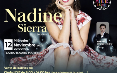 DIF Torreón invita al Recital de Ópera con Nadine Sierra en el Teatro Isauro Martínez