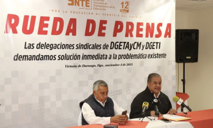Docentes de DGETI y DGETA-CM retoman protestas en Durango; exigen destitución de la coordinadora estatal