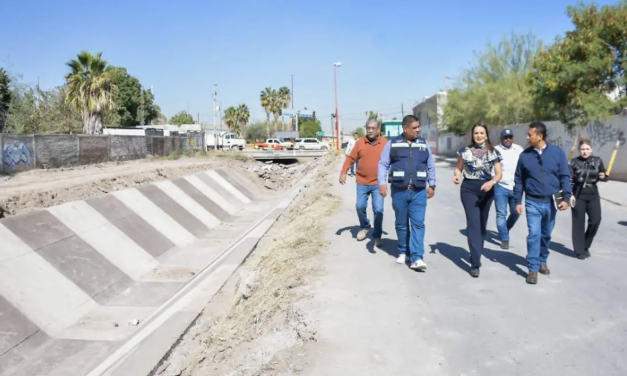 Supervisa Susy Torrecillas avances en obras del canal Tlahualilo-Santa Rosa