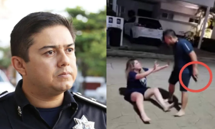 Exhiben a juez de Quintana Roo amenazando con arma de fuego a su pareja en Cancún