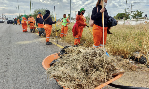 Torreón suma 20 toneladas de basura retiradas en jornada ambiental con 300 voluntarios