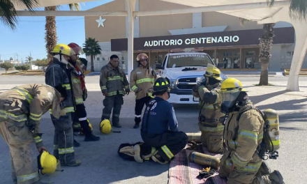 Capacitan al 100% del Cuerpo de Bomberos de Gómez Palacio en manejo de emergencias