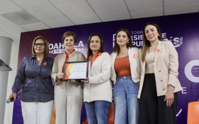 DIF Torreón recibe el distintivo “Embajador Naranja” por su labor contra la violencia hacia las mujeres