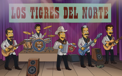 Los Tigres del Norte aparecerán en Los Simpson con un corrido original en nuevo episodio