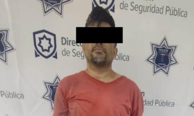 Detienen a hombre armado con cuchillo tras agresión en la colonia Las Carolinas de Torreón